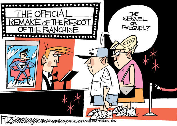 Daily Fitz Cartoon: Super movie
